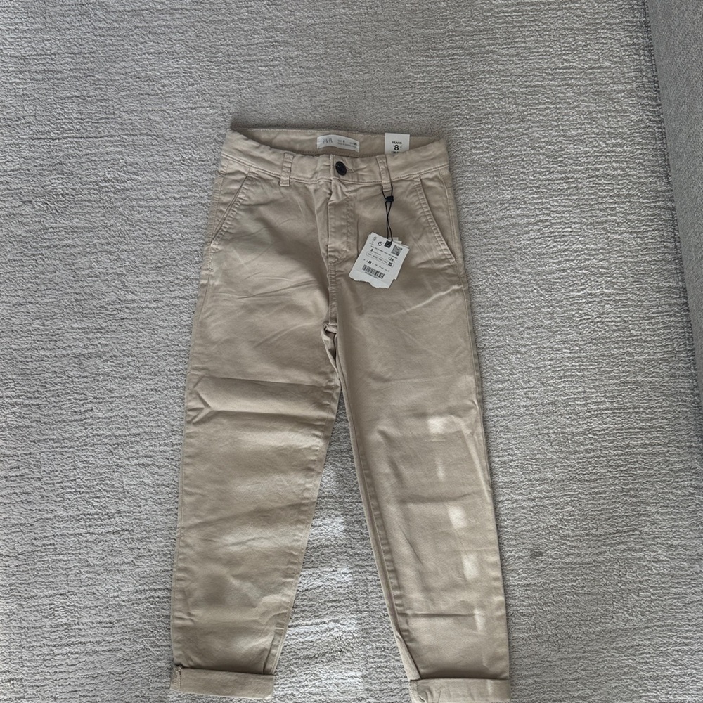 Zara Kids Beige Casual Trousers